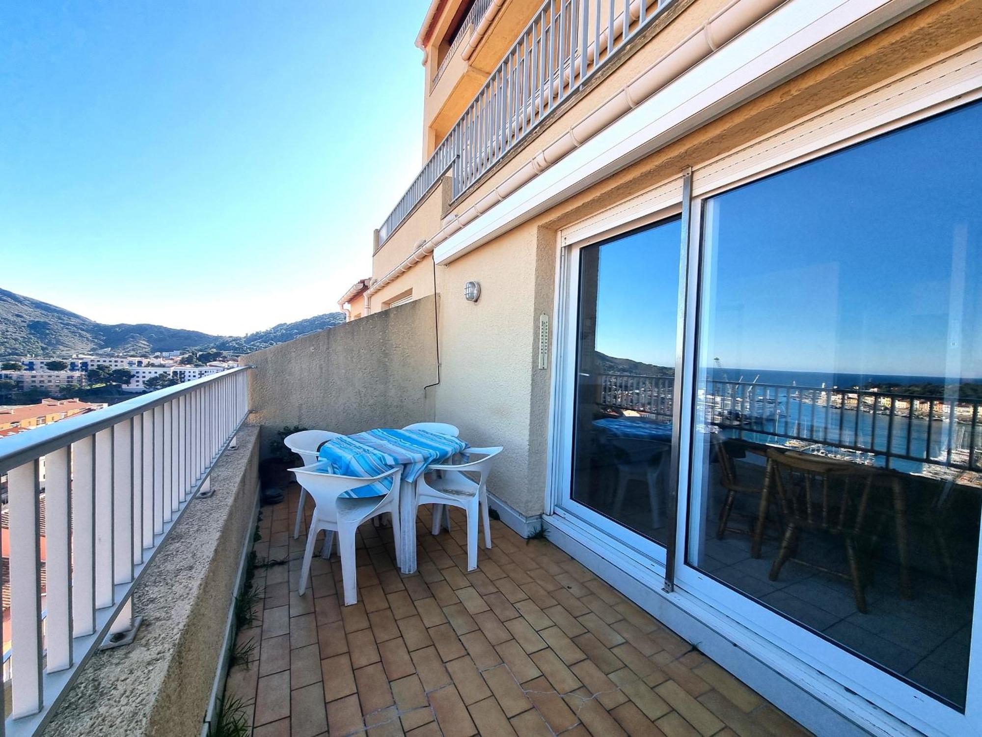 Port-Vendres: Studio Cabine Avec Terrasse, A 2 Pas Du Port - Fr-1-309-256 Port Vendres Eksteriør billede